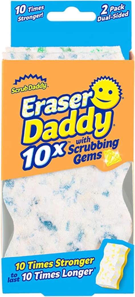 Effortlessly remove tough stains with the Scrub Daddy Magic Eraser